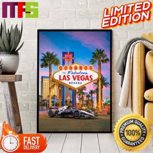 Welcome To Fabulous Las Vegas GP In Nevada Scuderia AlphaTauri F1 Home Decor Poster