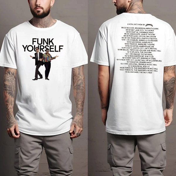 Chromeo Funk Yourself 2023 Tour Two Sided Classic T-Shirt