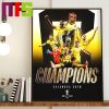 Columbus Crew 2023 MLS Cup Champions Home Decor Poster Canvas