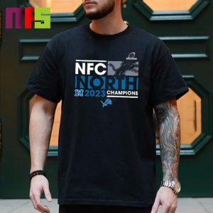 Detroit Lions 2023 NFC North Division Champions Big & Tall Classic T-Shirt