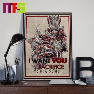 Doom 30th Anniversary I Want You To Sacrifice Your Soul Home Decor Poster Canvas Doom 30th Anniversary I Want You To Sacrifice Your Soul Home Decor Poster Canvas