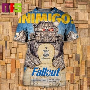 Fallout Live Action Series Inimigo New Poster On Amazon Prime All Over Print Shirt