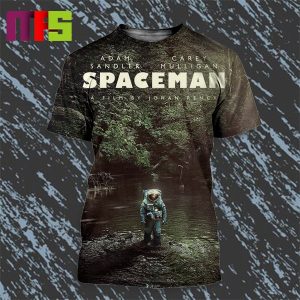 First Poster For Spaceman Starring Adam Sandler Carey Mulligan And Paul Dano All Over Print Shirt