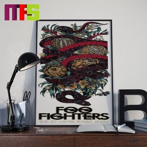 Foo Fighters Melbourne Australia Night 1 At AAMI Park On December 4th 2023 Home Decor Poster Canvas Foo Fighters Melbourne Australia Night 1 At AAMI Park On December 4th 2023 Home Decor Poster Canvas