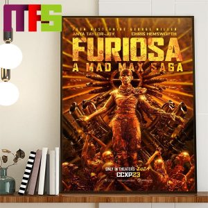 Furiosa A Mad Max Saga Only In Theaters 2024 Home Decor Poster Canvas