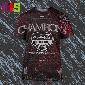Georgia Bulldogs 2023 Orange Bowl Champions All Over Print Shirt