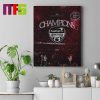 Maryland Terrapins 2023 Music City Bowl Champions Home Decor Poster Canvas
