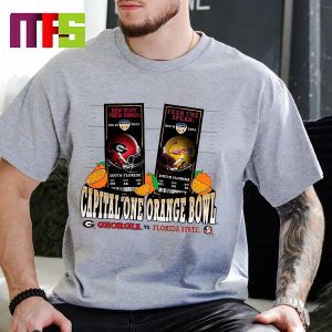 Georgia Bulldogs Vs Florida State Seminoles 2023 Orange Bowl How Bout Them Dawgs Vs Fear The Spear T-Shirt