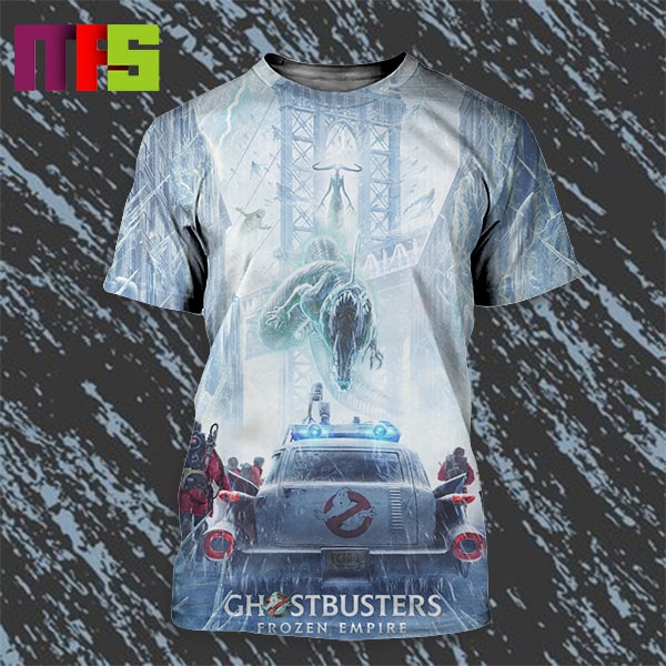 Ghostbusters Frozen Empire Official Poster Coming Soon March 29th 2024 All Over Print Shirt
