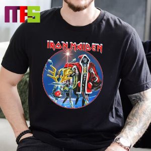 Iron Maiden Santa Eddie Xmas Tee Essentials Holiday T-Shirt