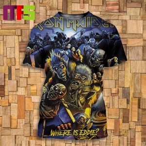 Iron Maiden Where Is Eddie Book Cover All Over Print Shirt