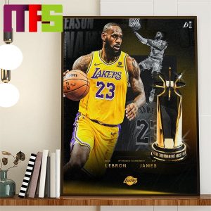LeBron James Is 2023 NBA In Season Tournament MVP Home Decor Poster Canvas