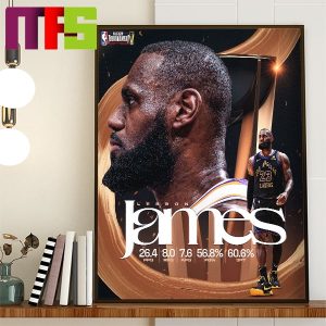 LeBron James The King Displayed Greatness In His Pursuit Of The First Ever NBA In Season Tournament Cup Poster Canvas