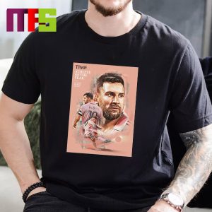 Lionel Messi 2023 TIME Athlete Of The Year Essentials T-Shirt