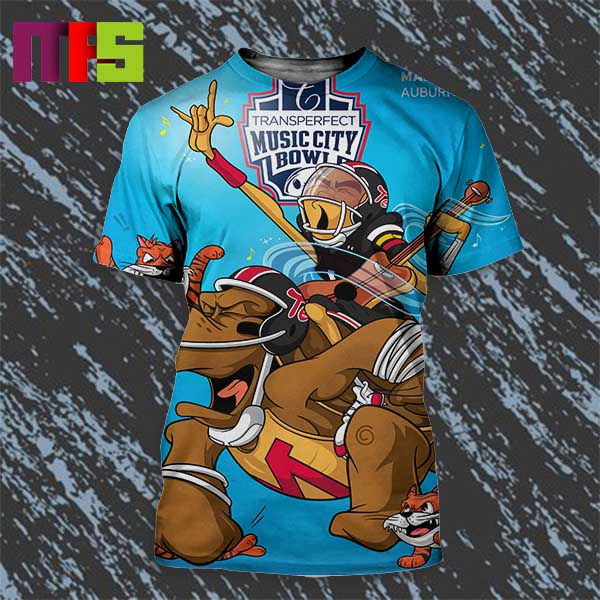 Maryland Terrapins 2023 Music City Bowl Champions All Over Print Shirt