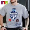 Maryland Terrapins Vs Auburn Tigers 2023 Music City Bowl Head To Head T-Shirt