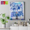 Missouri Tigers 2023 Cotton Bowl Champions Final Score Home Decor Poster Canvas