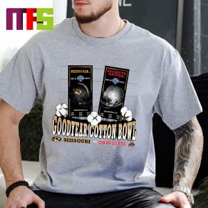 Missouri Tigers Vs Ohio State Buckeyes 2023 Cotton Bowl Head To Head Mizzou Rah Vs Buckeye Nation Classic T-Shirt