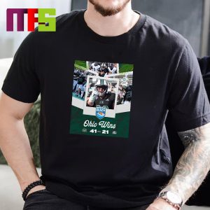 Ohio Bobcats 2023 Myrtle Beach Bowl Champions Essentials T-Shirt