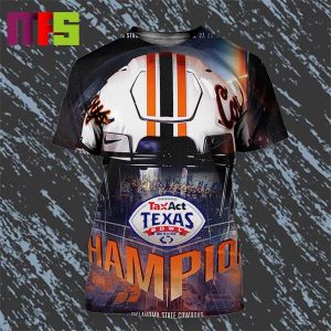 Oklahoma State Cowboys 2023 Texas Bowl Champions All Over Print Shirt