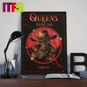 Queens Of The Stone Age Albuquerque NM At Revel On December 12th 2023 Home Decor Poster Canvas Queens Of The Stone Age Albuquerque NM At Revel On December 12th 2023 Home Decor Poster Canvas