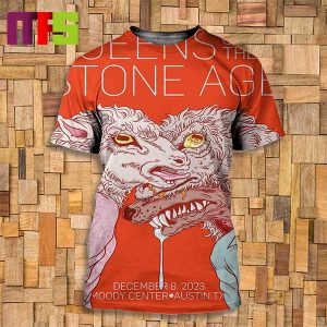Queens Of The Stone Age Austin TX At Moody Center On December 8th 2023 All Over Print Shirt Queens Of The Stone Age Austin TX At Moody Center On December 8th 2023 All Over Print Shirt