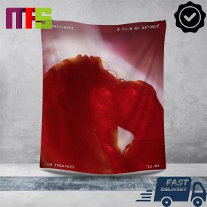 Renaissance A Film By Beyonce In Theaters On December 1st Red Poster Classic Blanket