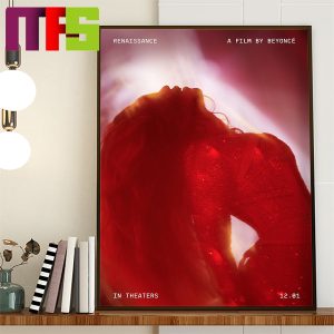 Renaissance A Film By Beyonce In Theaters On December 1st Red Poster Home Decor Poster Canvas