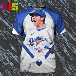 Shohei Ohtani And Yoshinobu Yamamoto Samurai Japan LA Dodgers Edition All Over Print Shirt