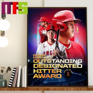 Shohei Ohtani Edgar Martinez Outstanding Designated Hitter Award Home Decor Poster Canvas