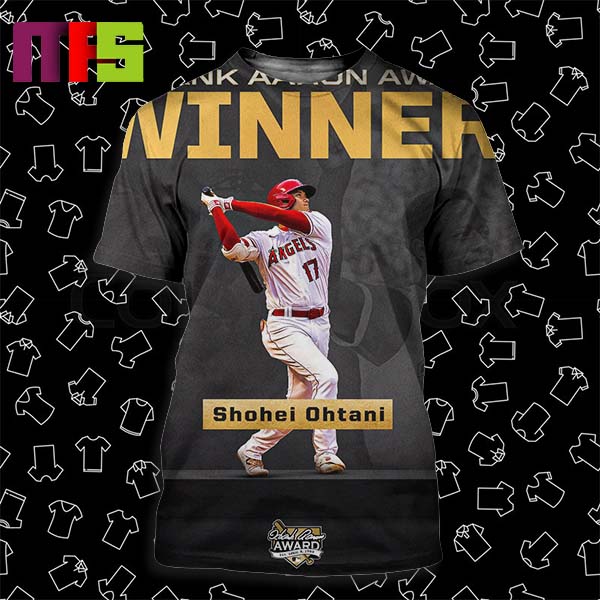 Shohei Ohtani Is 2023 Al Hank Aaron Award Winner All Over Print Shirt