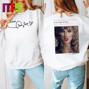 Taylor Swift 2023 TIME Person Of The Year With Taylor Swift Signature Merch Sweater Shirt