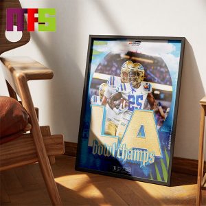 UCLA Bruins 2023 LA Bowl Champions Home Decoration Poster Canvas