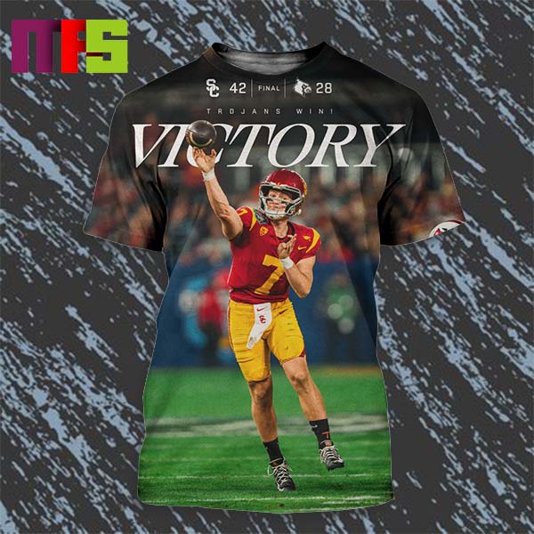 USC Trojans 2023 Directv Holiday Bowl Champions All Over Print Shirt