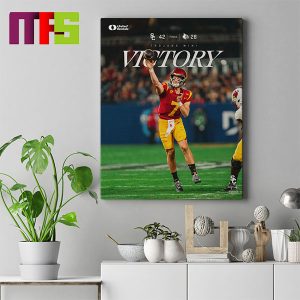 USC Trojans 2023 Directv Holiday Bowl Champions Home Decor Poster Canvas