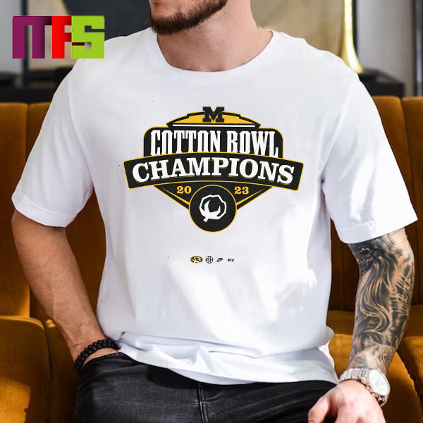 Vintage 2023 Cotton Bowl Champions Missouri Tigers Essentials T-Shirt
