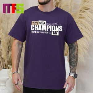 Washington Huskies 2023 Pac-12 Football Conference Champions Locker Room Classic T-Shirt