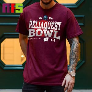 Wisconsin Badgers 2024 ReliaQuest Bowl Under Armour Essentials T-Shirt