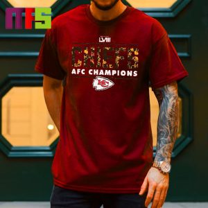 2023 AFC Champions Kansas City Chiefs Super Bowl LVIII Premium T-Shirt