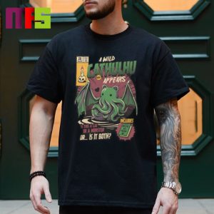 A Wild Cathulhu Appears Is This A Cat Or A Monster Or Is It Both Essentials T-Shirt