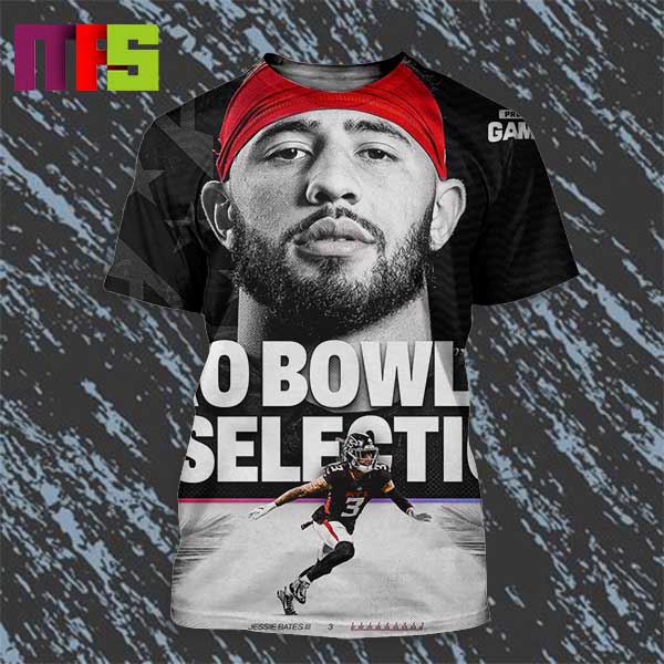 Atlanta Falcons Jessie Bates Selected For NFC 2024 Pro Bowl Roster All Over Print Shirt