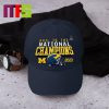 2023-2024 College Football National Champions Michigan Wolverines Cartoon Style Hat Cap