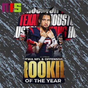 CJ Stroud PFWA NFL And Offensive Rookie Of The Year All Over Print Shirt