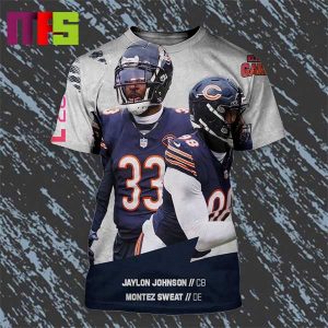 Chicago Bears Players Named To NFC 2024 Pro Bowl Roster All Over Print Shirt