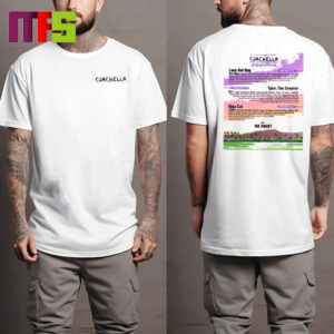 Coachella 2024 Official Lineup In Indio California On April 12th To April 21st Two Sided Essentials T-Shirt