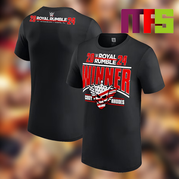 Cody Rhodes 2024 Royal Rumble Winner Two Years In A Row Classic T-Shirt