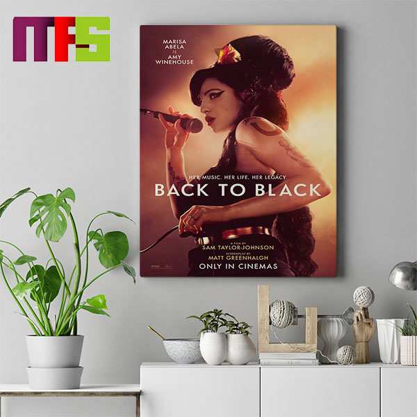 First Poster For The Amy Winehouse Biopic Back To Black Home Decor Poster Canvas