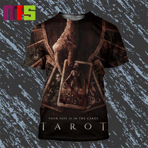 First poster For Tarot A New Horror Movie Starring Jacob Batalon And Avantika In Theaters On May 10th All Over Print Shirt