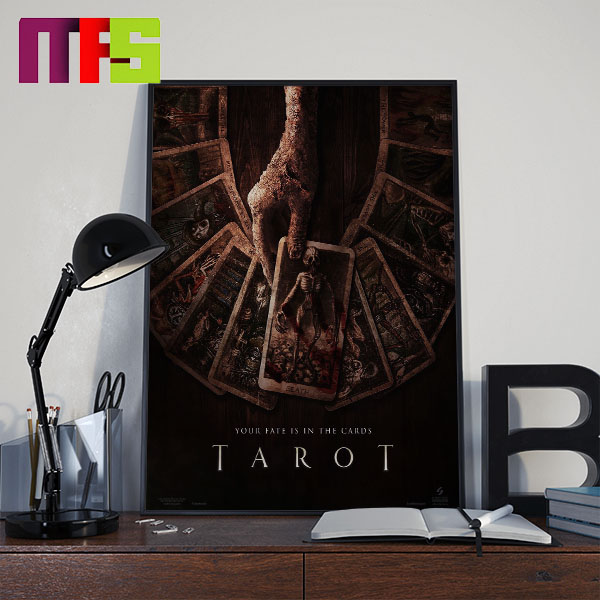 First poster For Tarot A New Horror Movie Starring Jacob Batalon And Avantika In Theaters On May 10th Home Decor Poster Canvas