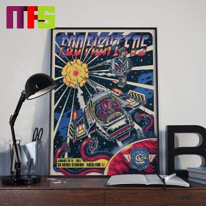 Foo Fighters Auckland NZ At Go Media Stadium On January 20th 2024 Home Decor Poster Canvas